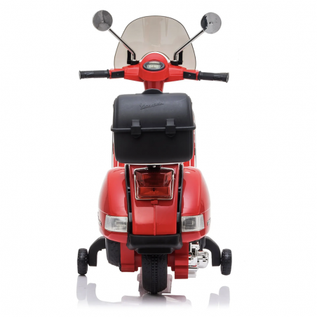 Vespa Elettrica per Bambini Piaggio Full PX 150 LT912 12V Bauletto Paravento MP3