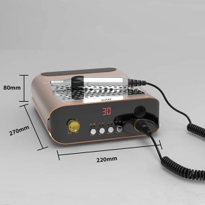 Fresa professionale con ventola e aspiratore 30000 rpm... 2