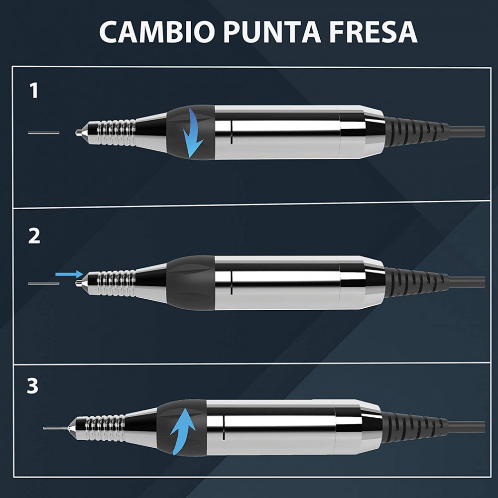 Fresa professionale con ventola e aspiratore...