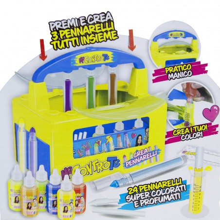 Me contro Te Crea Pennarelli crea i tuoi colori con 24 pennarelli profumati
