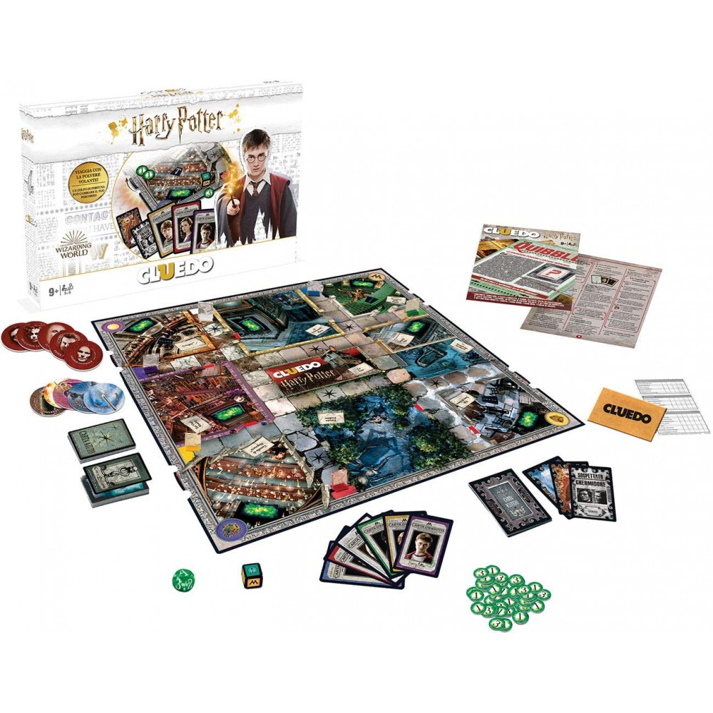 Gioco da Tavolo Cluedo di Harry Potter 036603 Edizione da Collezione ITALIANO