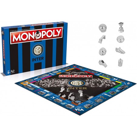 Monopoly Calcio Inter refresh 031493 da collezione gioco di società da tavola