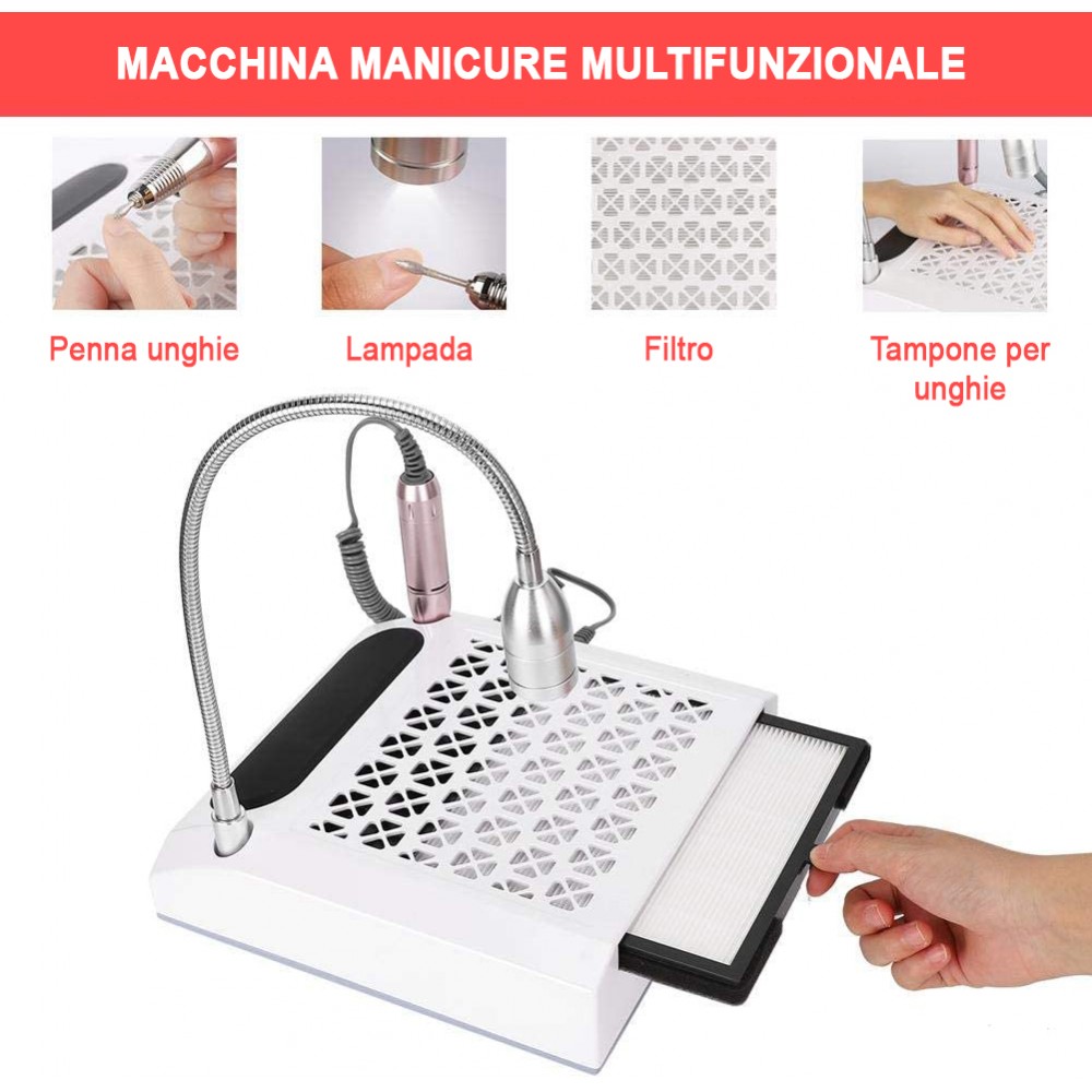Macchina fresa unghie professionale 4 in 1 art....