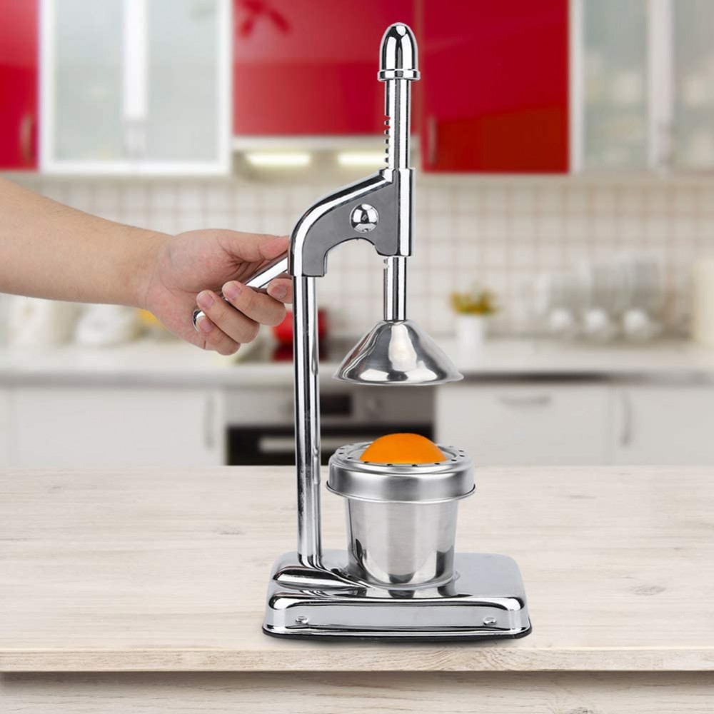 Spremiagrumi Manuale In Acciaio Inox - Set Da 4 Per Limoni E Agrumi, Design Ergonomico - Foto 4