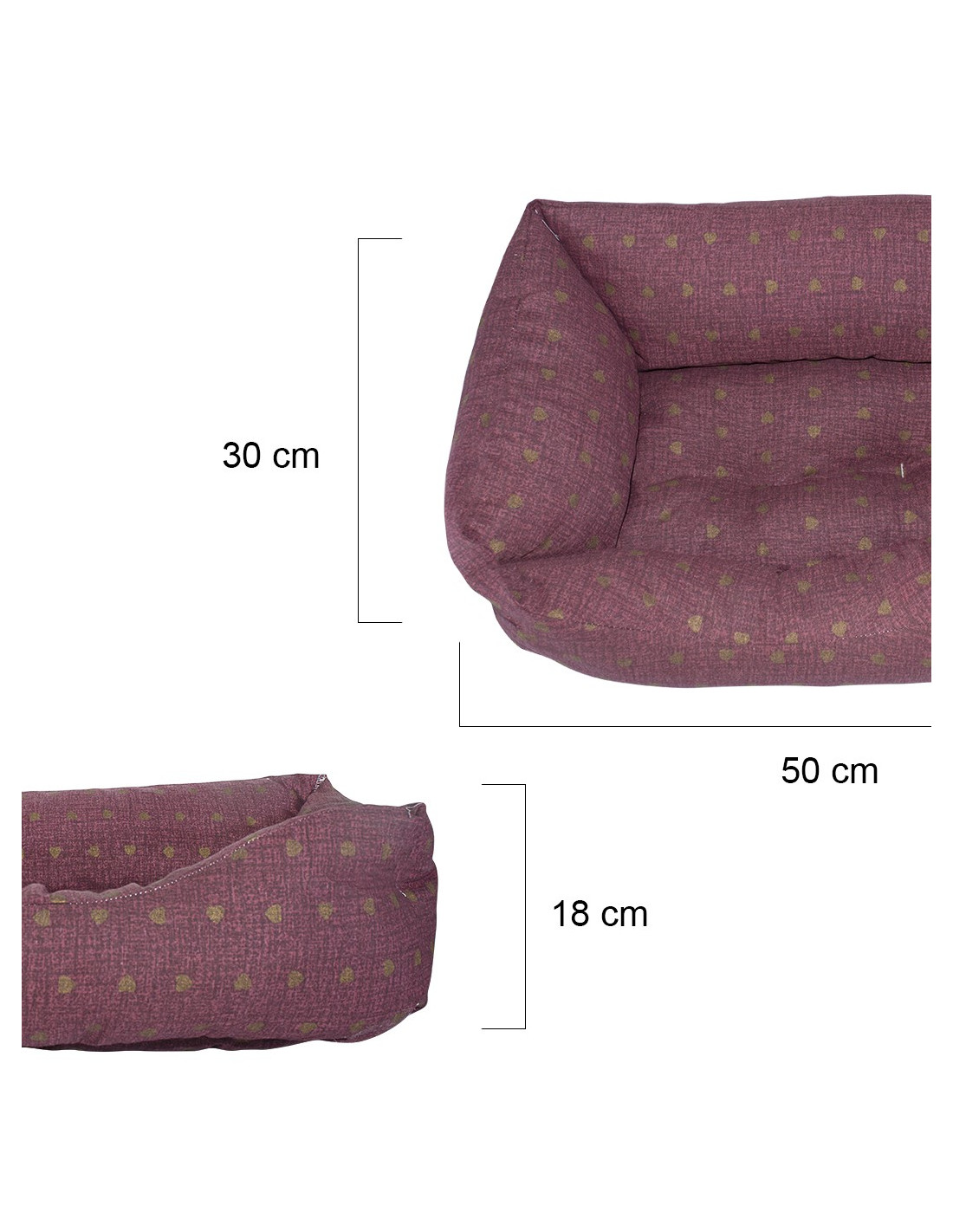 Winterwor - Cuccia In Peluche, Orbida, Con Cuscinetto Riovibile, Per Criceti/ricci/porcellini