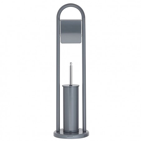 Felicia Porta rotolo - Porta scopino bagno 136012 da 22 x 81 cm GRIGIO