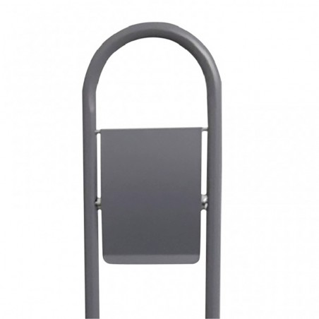 Felicia Porta rotolo - Porta scopino bagno 136012 da 22 x 81 cm GRIGIO