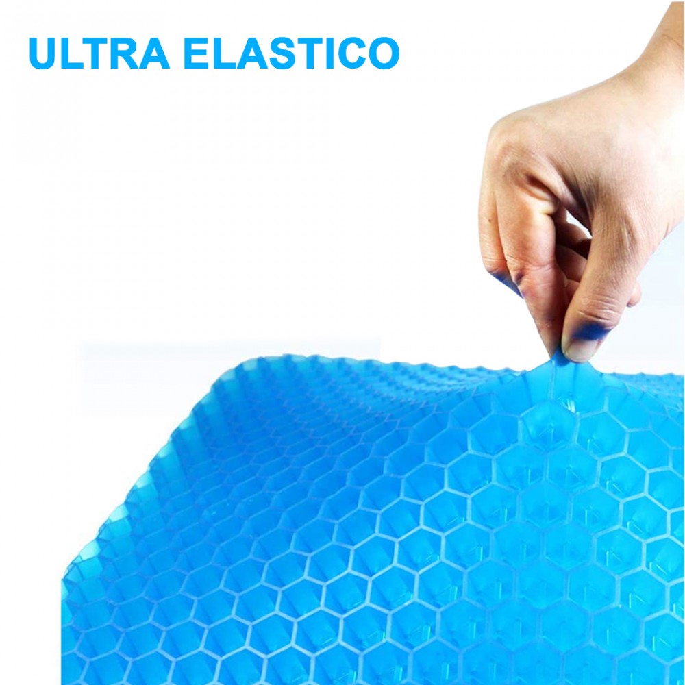 Cuscino lombare in gel traspirante ergonomico...