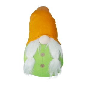 Gnomo Con Cappello 234043 verde e arancio 74 Cm in stoffa... 2