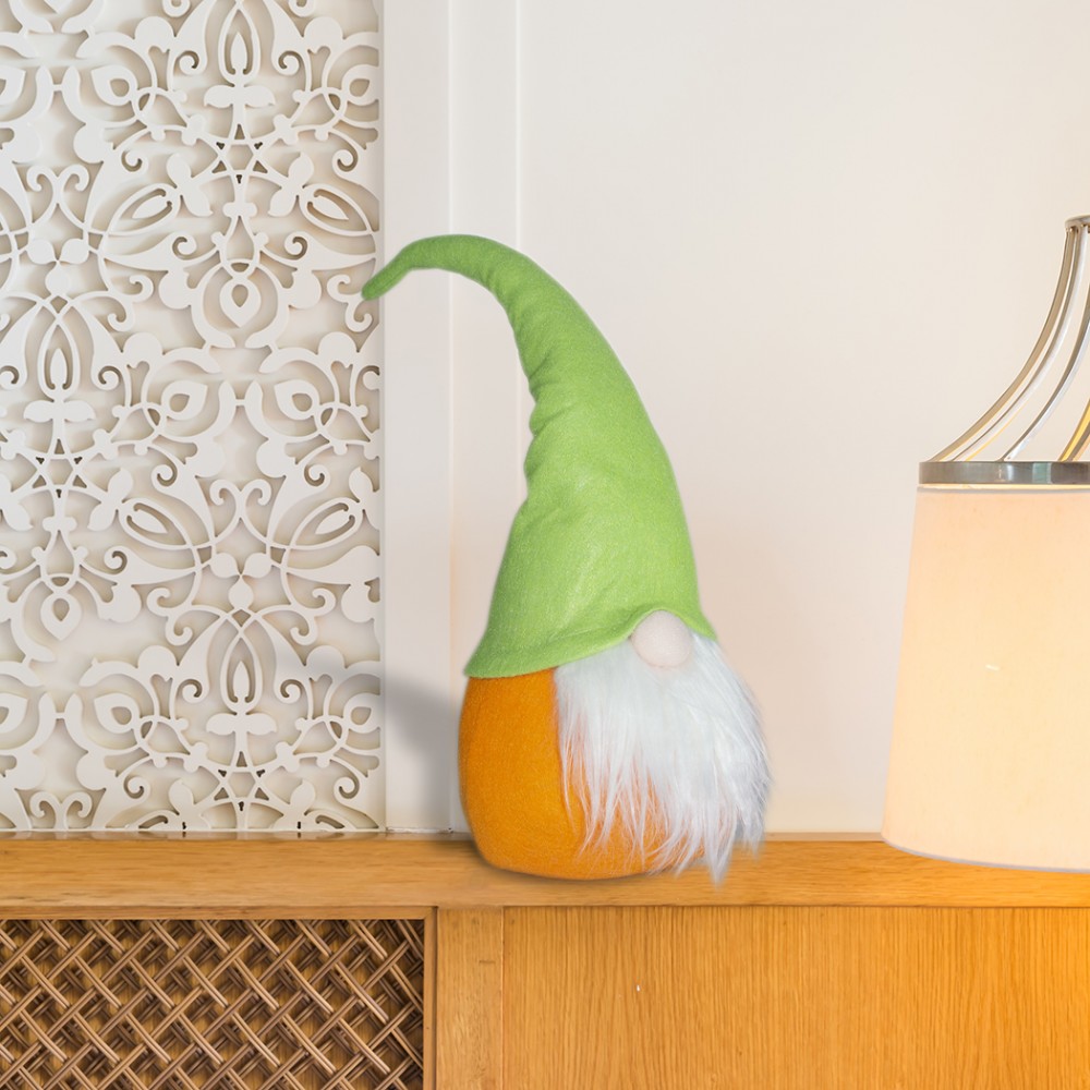 Gnomo Con Cappello 234044 verde e arancio Da 46...