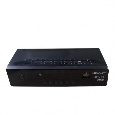 Decoder HDTV-T3 ULTRA HD 4K sistema PVR art. 004120 uscita SCART e HDTV