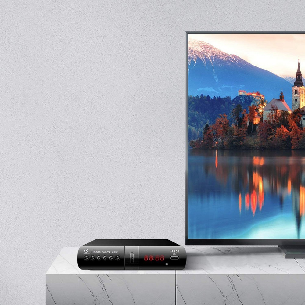 Ricevitore digitale terrestre HDTV DVB-T3 HD...