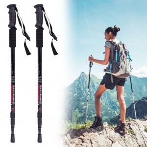 Bastoni da Trekking regolabili da 65 a 135 cm 187516 con... 2