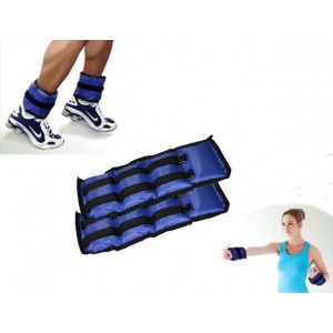 Coppia di pesi da 1,5 a 4 kg per caviglie e polsi fitness... 2