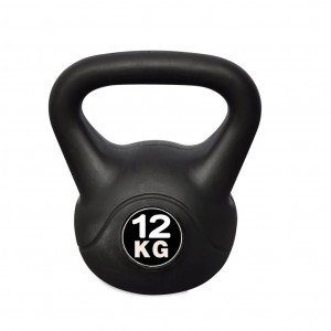 Kettlebell Fitness Da 12kg In Pvc Con Sabbia E Maniglia...