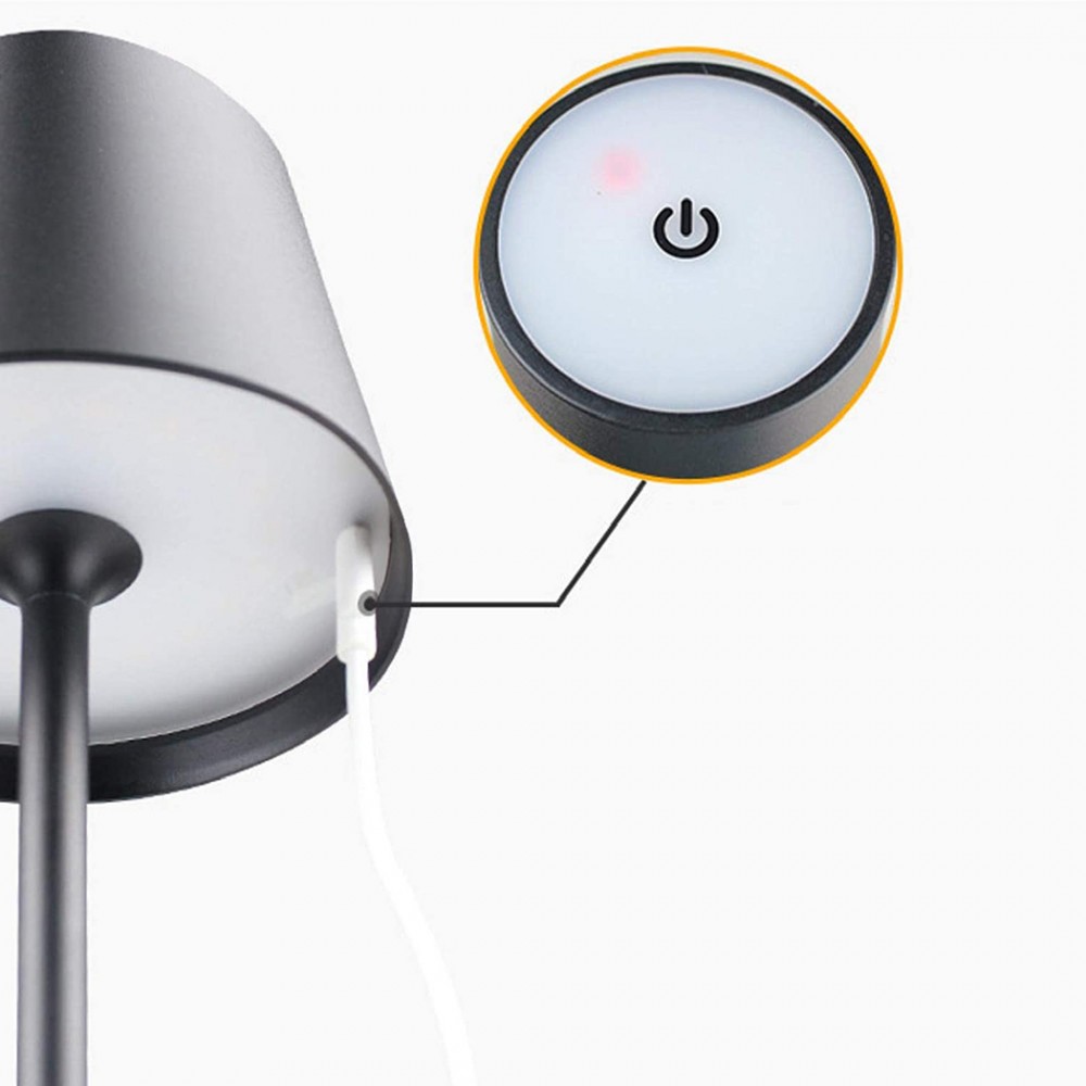Lampada tavolo a led ricaricabile USB con...