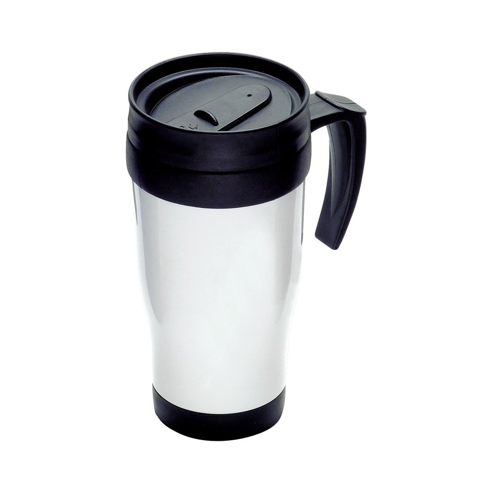 Tazza thermos da viaggio per bevande TRAVEL MUG isolamento doppia barriera 