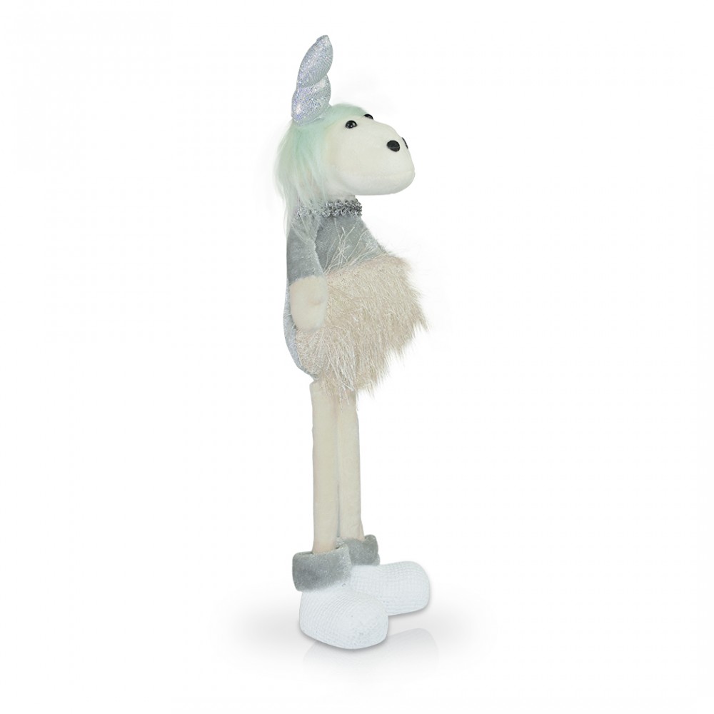 Unicorno decorativo in stoffa idea regalo art. 234050 alto 30 cm pasqua