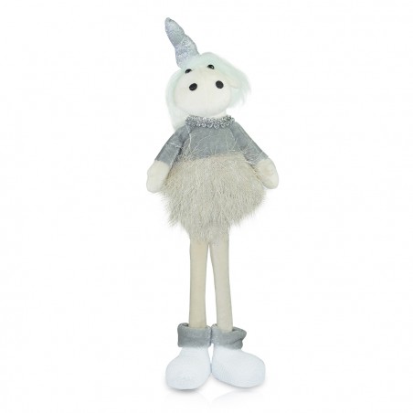 Unicorno decorativo in stoffa idea regalo art. 234050 alto 30 cm pasqua