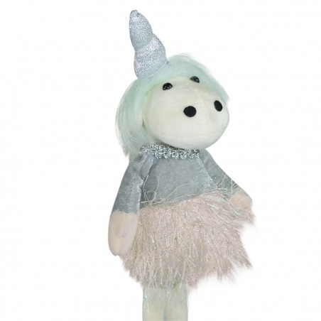 Unicorno decorativo in stoffa idea regalo art. 234050 alto 30 cm pasqua