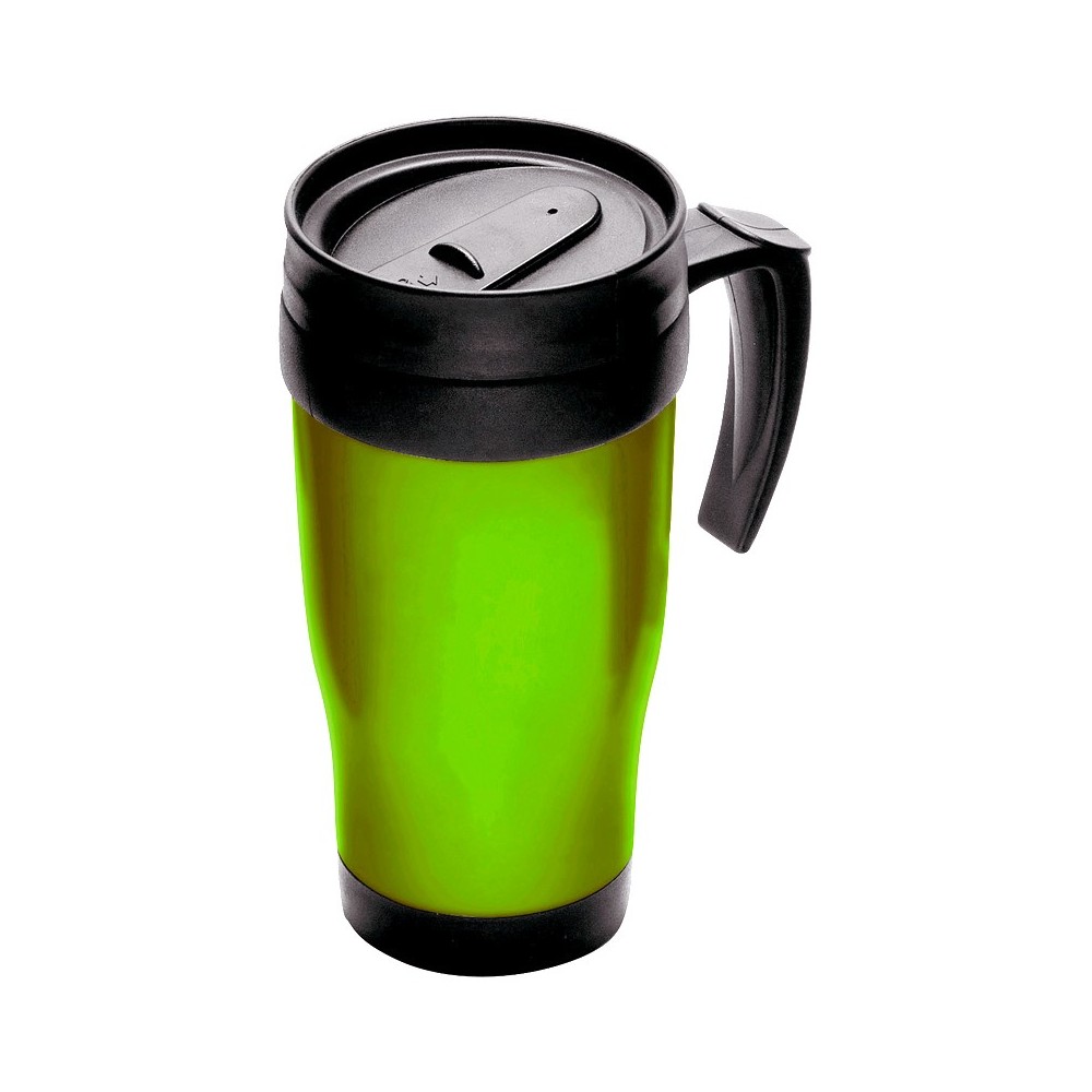 Tazza thermos da viaggio per bevande TRAVEL MUG isolamento doppia barriera 