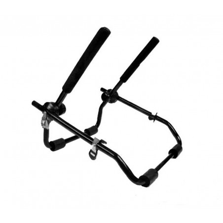 Portabicicletta da auto supporto per trasporto max 2 bici portata da 30 kg per portabagagli di facile installazione