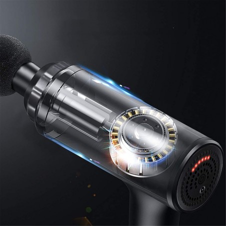 Pistola massaggiante terapia muscolare 187622 con 4 testine e 6 velocità