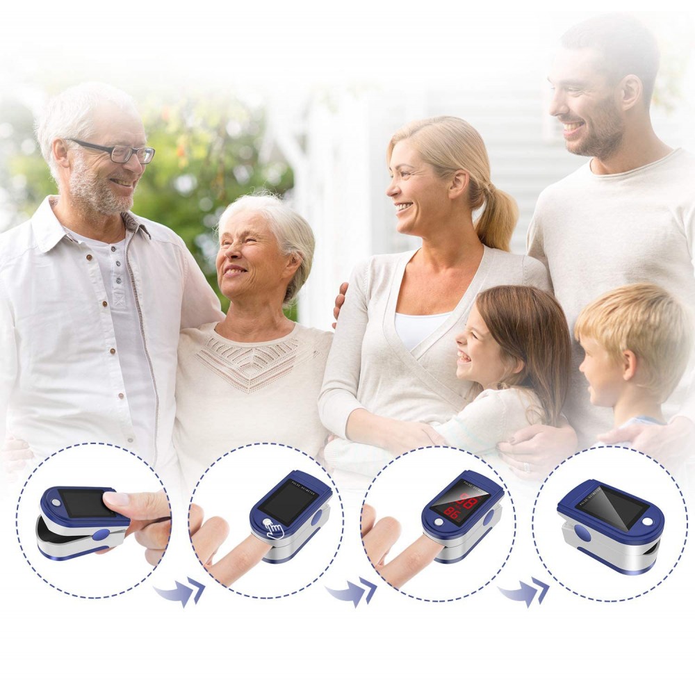 Saturimetro pulsossimetro da dito SMH01...