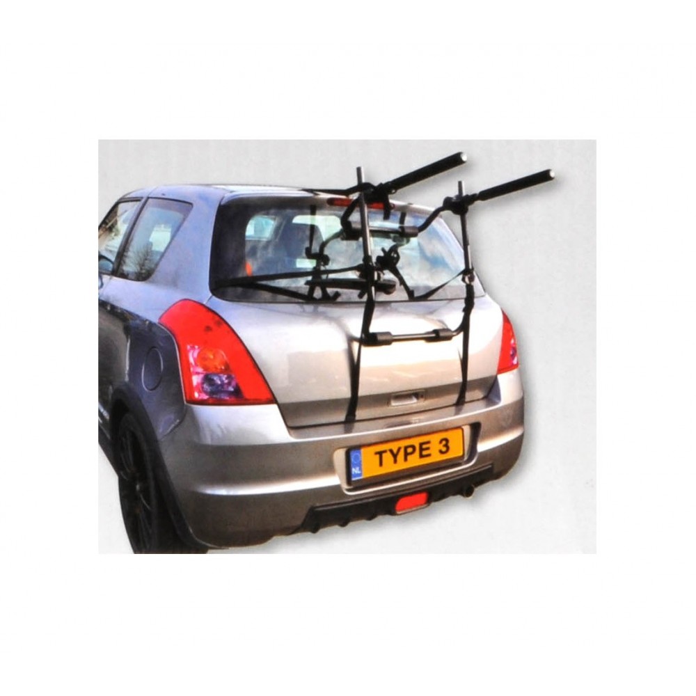 Portabicicletta da auto supporto per trasporto max 2 bici portata da 30 kg per portabagagli di facile installazione