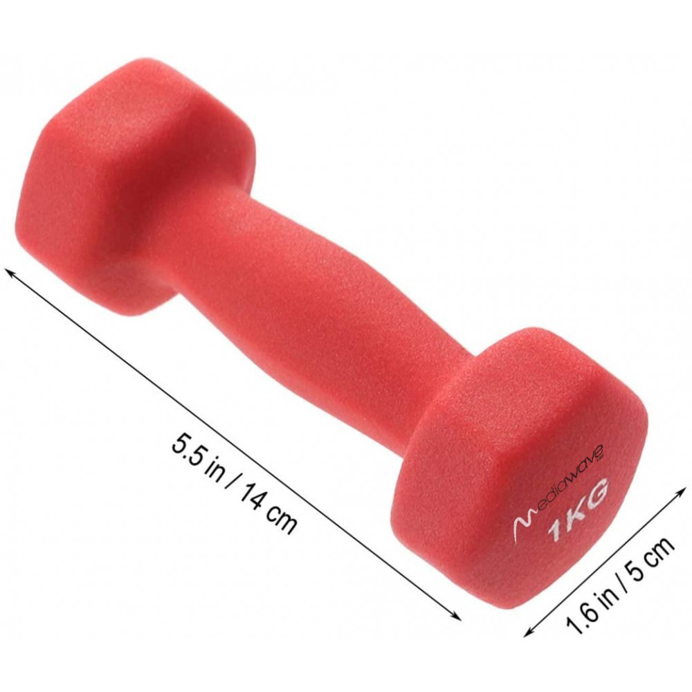 Manubrio in NEOPRENE di 1 kg esercizi 176732...