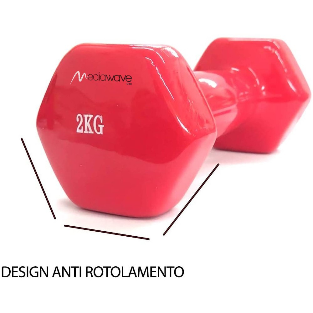 Manubrio in neoprene di 2 kg esercizi 176756...