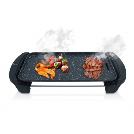 Piastra elettrica in alluminio antiaderente JCPB4020 potenza 1600W 46x20xH8 cm