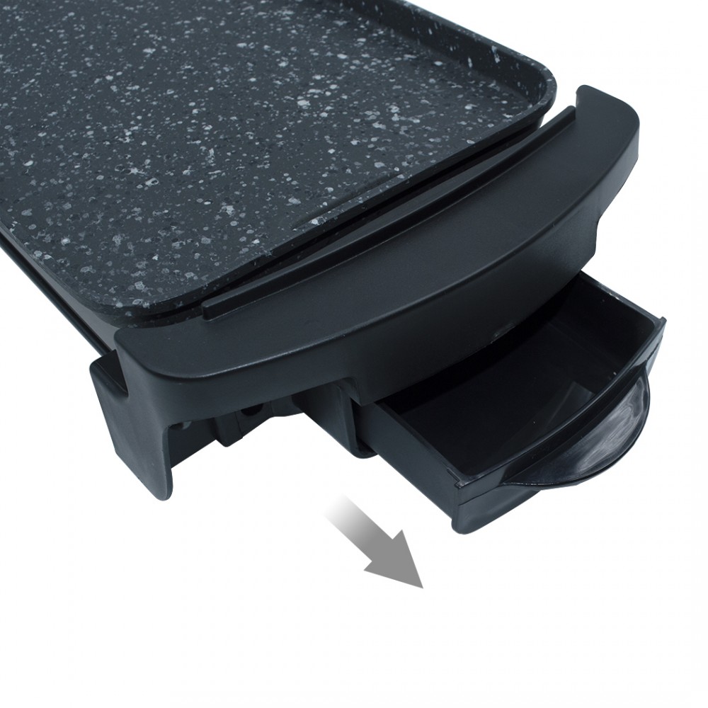 Piastra elettrica in alluminio antiaderente...