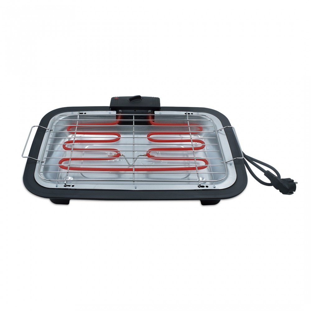 Barbecue da tavolo elettrico JORDAN griglia in acciaio JGB301G 2200W 37x21 cm