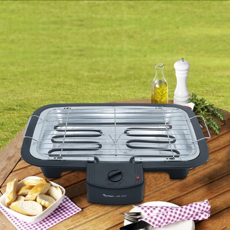 Barbecue da tavolo elettrico JORDAN griglia in acciaio JGB301G 2200W 37x21 cm