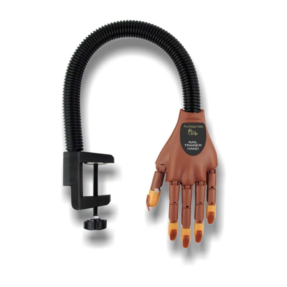 Mano finta snodabile per pratica nail art...