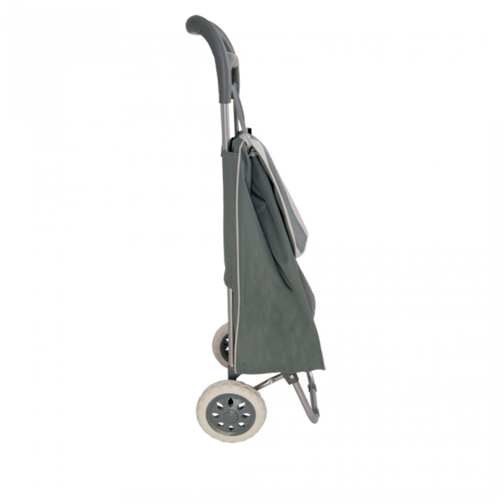 Trolley per la spesa con borsa colore GRIGIO in...