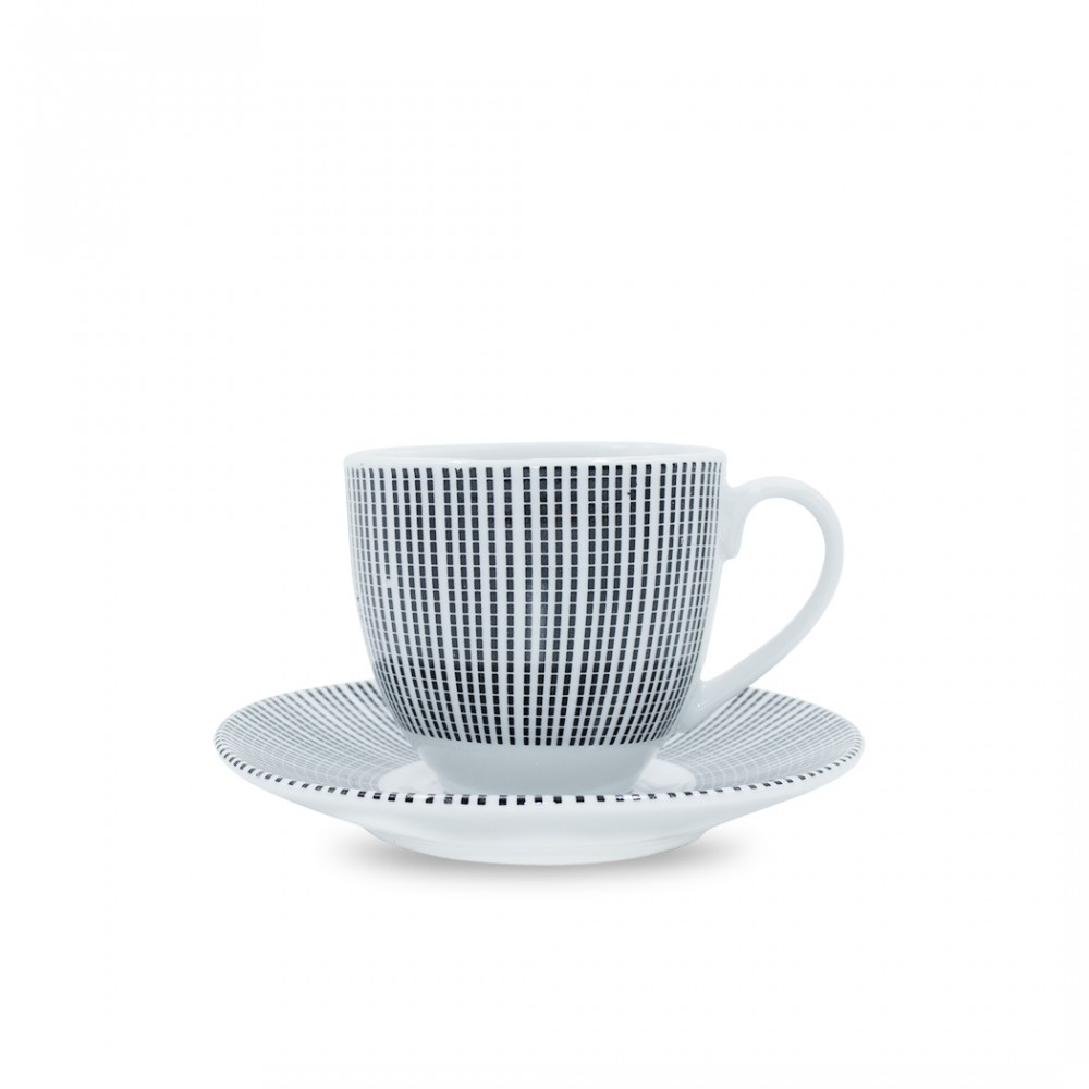 Set 6 tazzine da caffe' con piattino con...