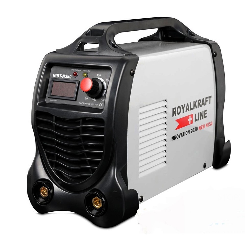 Saldatrice IGBTN350 Inverter 300A ROYAL KRAFT amperometro digitale e maniglia