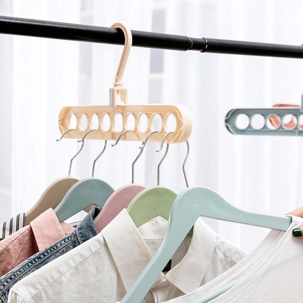 Set 2 Grucce organizzatore appendiabiti salvaspazio Magic Clothes Hanger Storage