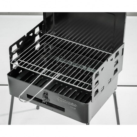 Barbecue FERRABOLI picnic in acciaio verniciato 002083 in valigetta 30x40x55cm