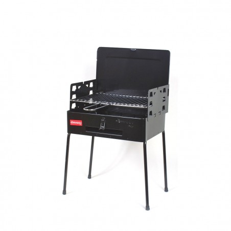 Barbecue FERRABOLI picnic in acciaio verniciato 002083 in valigetta 30x40x55cm