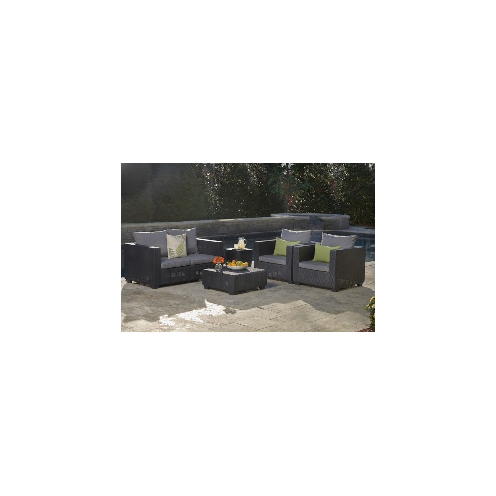 Salotto resina da giardino SALTA SOFA' con...