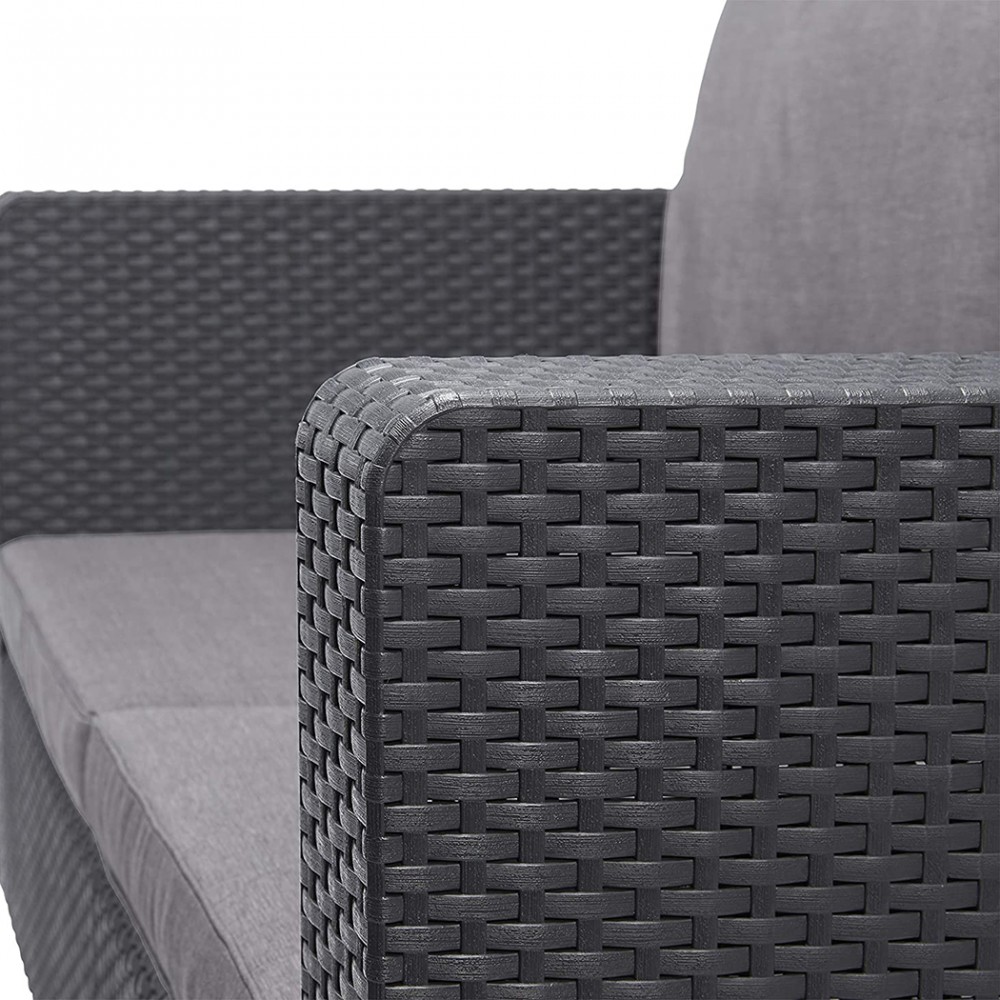 Salotto resina da giardino SALTA SOFA' con...