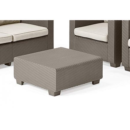 Salotto resina da giardino SALTA SOFA' con tavolino CAPPUCCINO 4 posti salottino
