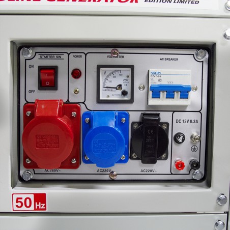 Generatore di corrente a benzina 2,3 KW 196CC a 4 tempi con monofase trifase 12V