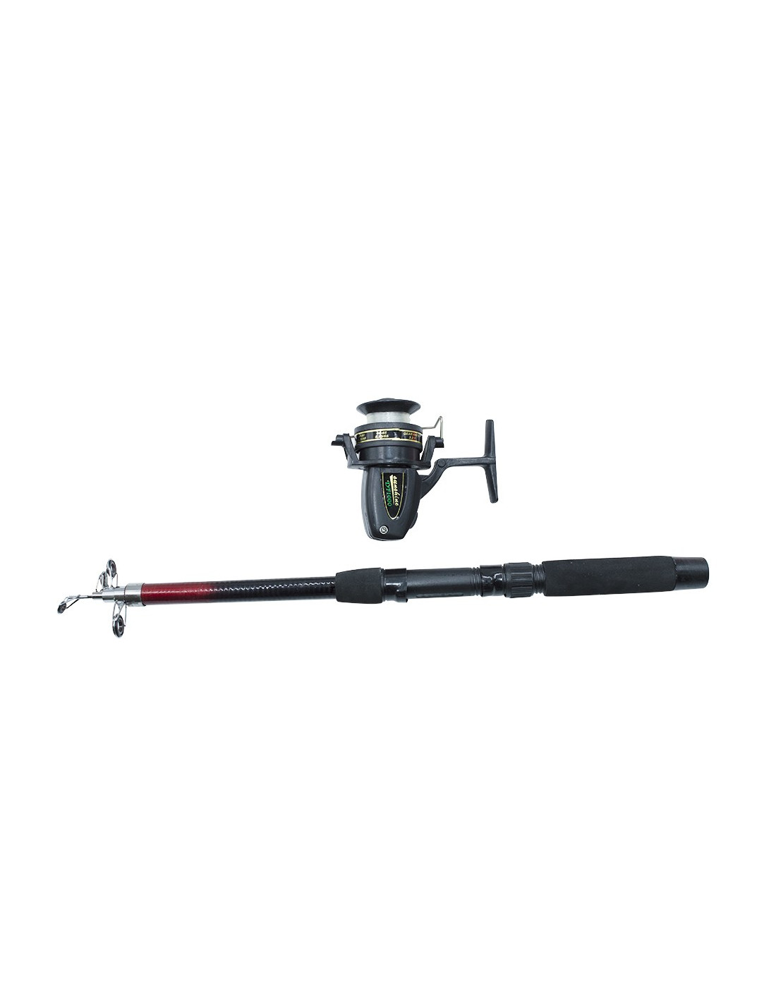 Icyant Set Combinato Canna Da Pesca Telescopica E Mulinello, Kit Canna Da Pesca