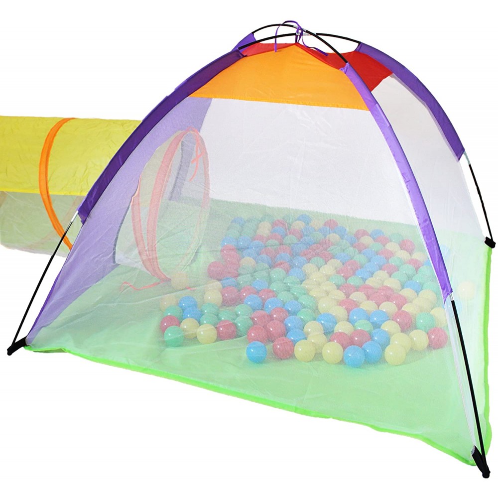 Tenda Igloo per Bambini con Tunnel e 200...