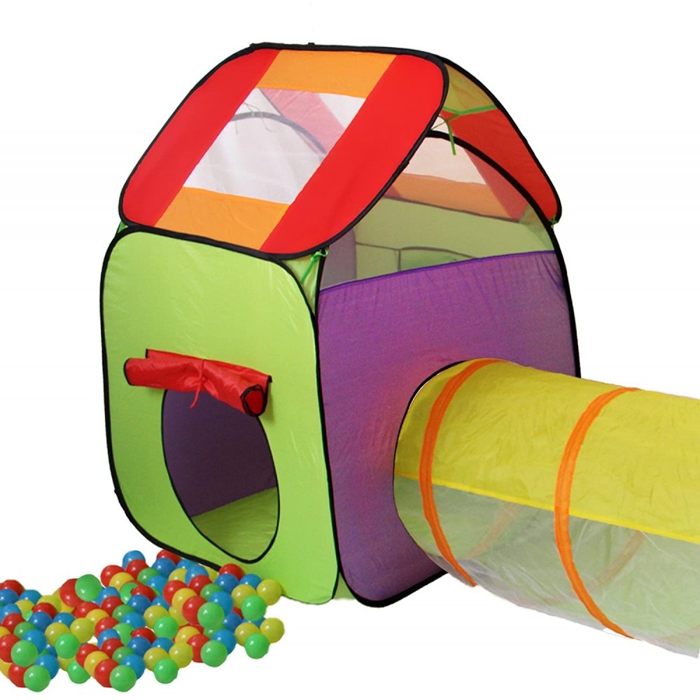 Tenda Igloo per Bambini con Tunnel e 200...