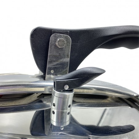 Pentola a pressione 5LT HOTPOT induzione ABERT acciaio 4 Valvole sicurezza Ø20cm